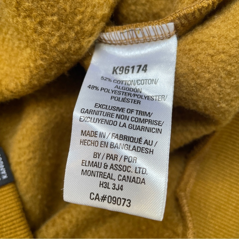 Kangol Women’s Dark Mustard Crewneck Sweatshirt L - Picture 7 of 8
